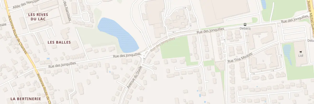 Plan du 1010 Av du Stade à Saran