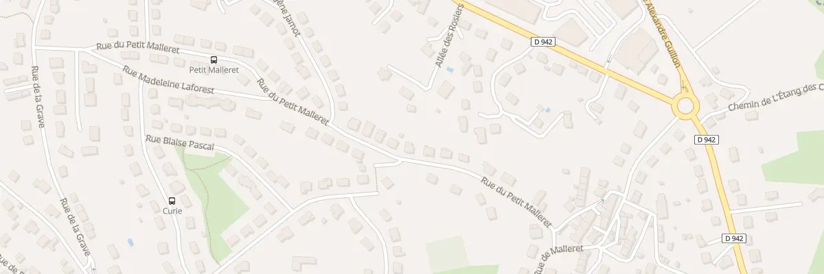 Plan du 38 Rue du Petit Malleret à Guéret
