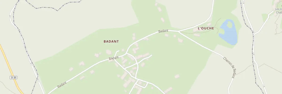 Plan du 5088 Badant à Savennes