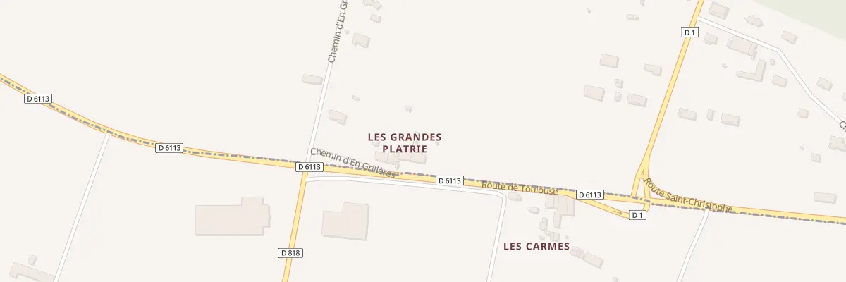Plan du 254 Rte Rd 6113 à Ricaud