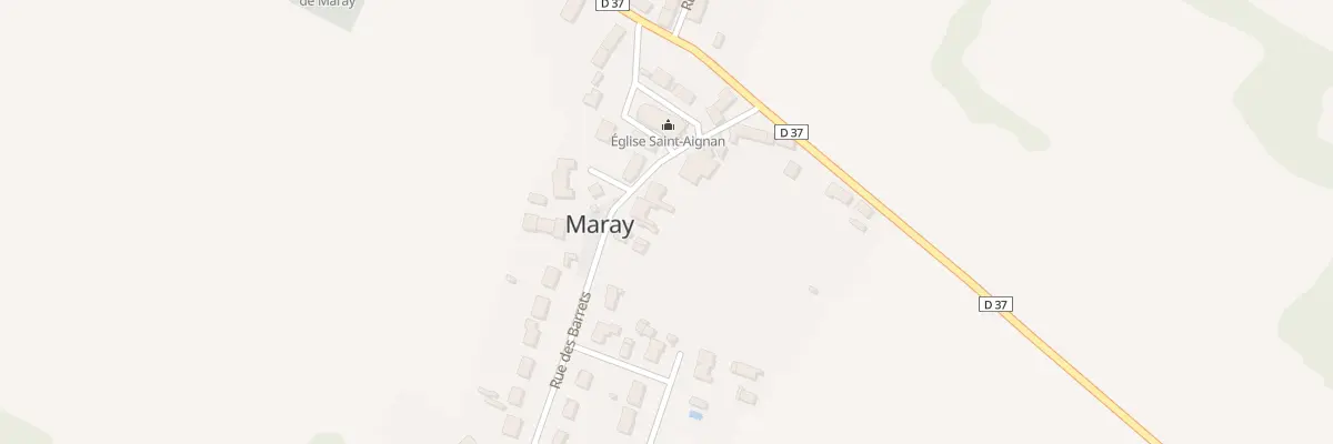 Plan du 16 Rue des Barrets à Maray