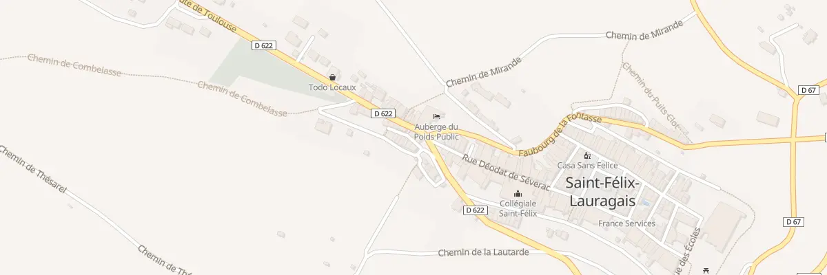 Plan du 5 Rte de Toulouse à Saint-Félix-Lauragais