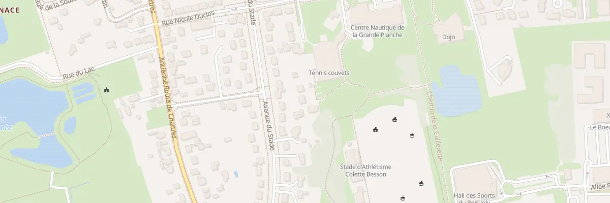 Plan du 334 Av du Stade à Saran