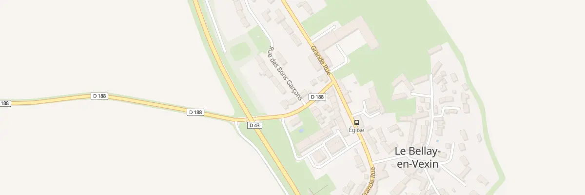 Plan du 6 Rte de Nucourt au Bellay-en-Vexin