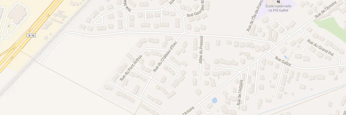 Plan du 1 Rue des Petits Pavés aux Essarts-le-Roi