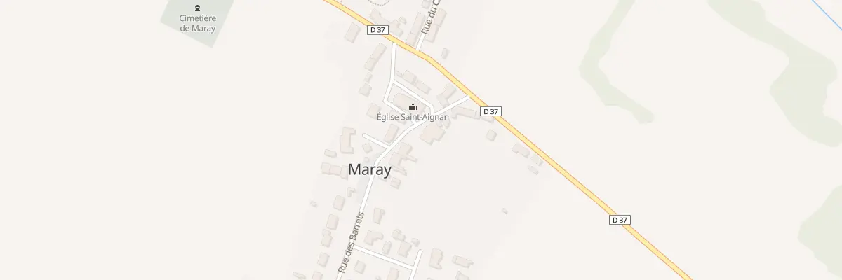 Plan du 20 Rue des Barrets à Maray