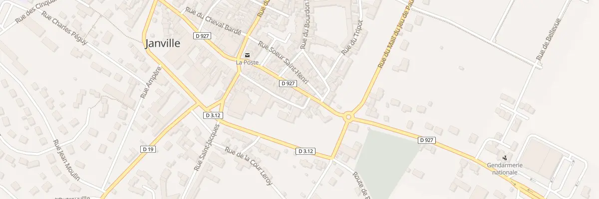 Plan du 24 Rue du Maréchal Foch à Janville-en-Beauce