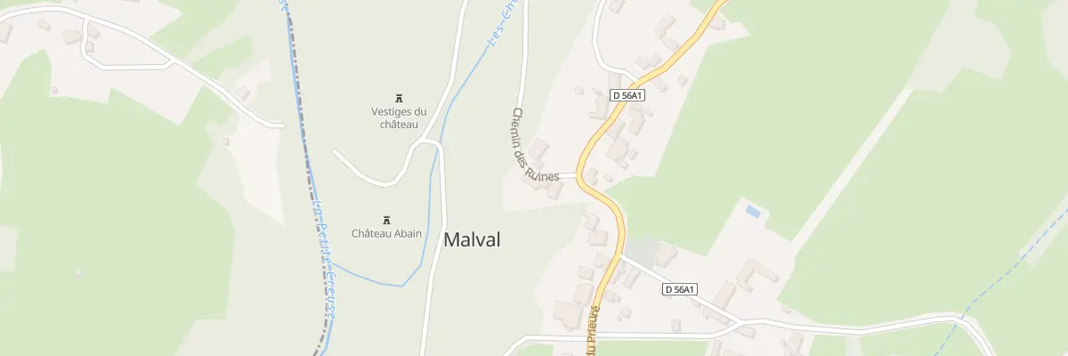 Plan du 5 Che des Ruines à Linard-Malval