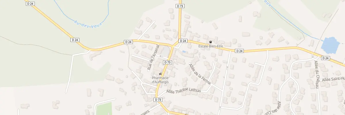 Plan du 38 Grande Rue à Auffargis