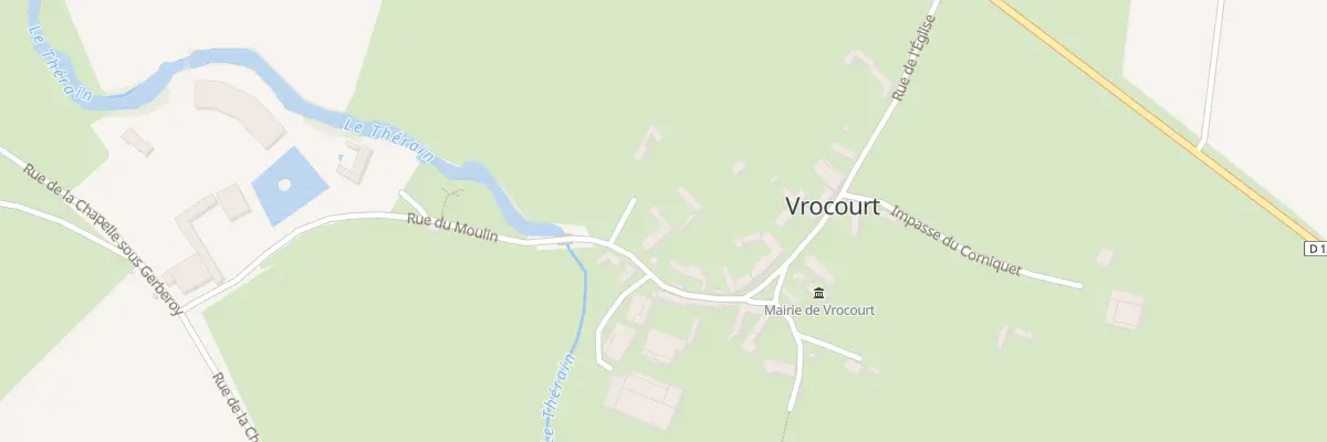 Plan du 5 Rue du Moulin à Vrocourt