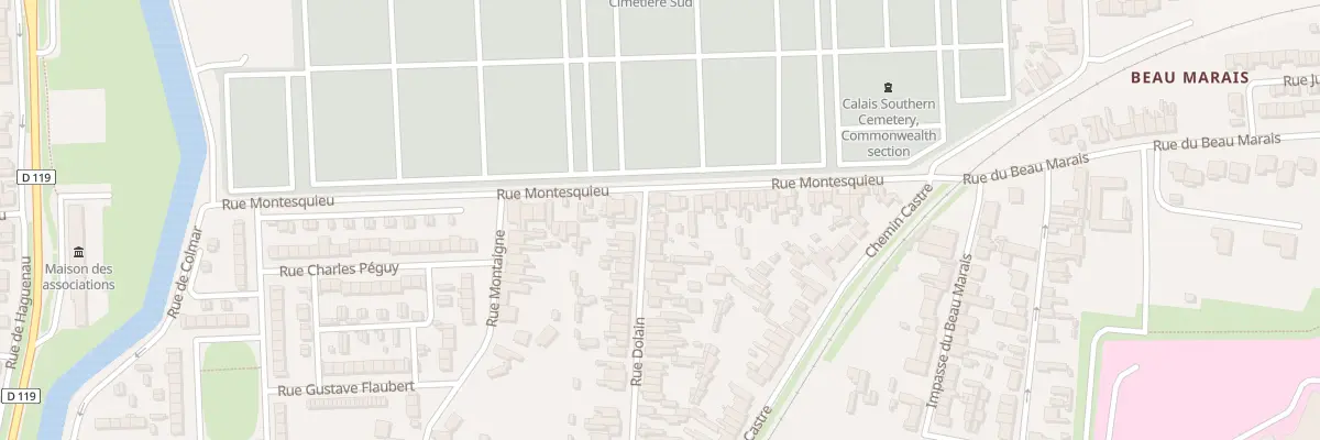 Plan du 266 Rue Dolain à Calais