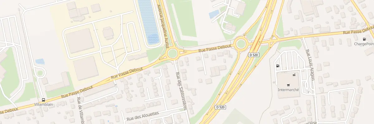 Plan du 699 Rue Passe Debout à Saran