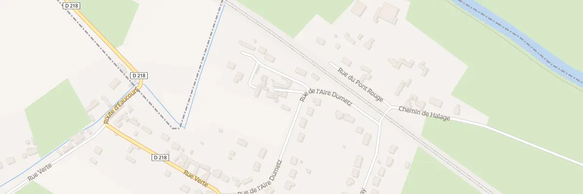 Plan du 1 Imp du Thilloy à Érondelle