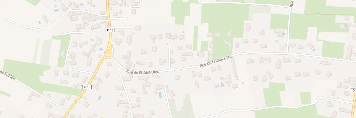 Plan du 1812 Rue de l’Hôtel Dieu à Olivet
