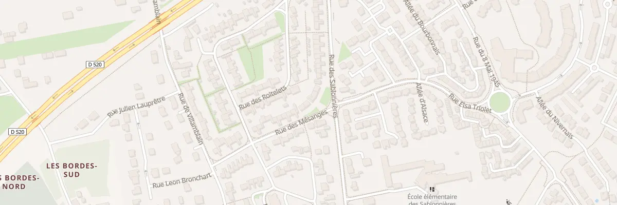 Plan du 177 Rue des Mésanges à Saran