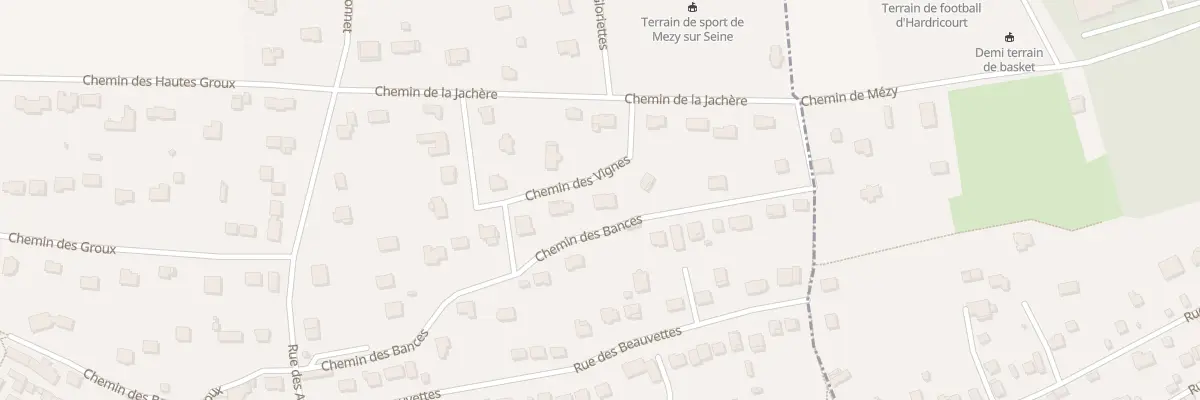 Plan du 8 Che des Vignes à Mézy-sur-Seine