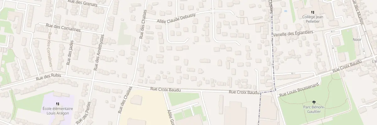 Plan du 80D Rue Croix Baudu à Saint-Jean-de-la-Ruelle