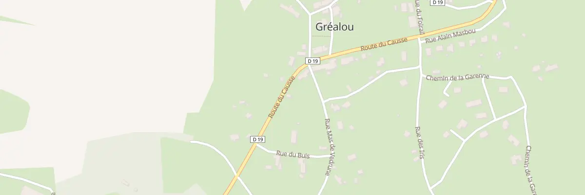 Plan du 5046 Le Bourg à Gréalou