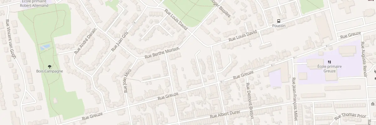 Plan du 503 Rue Greuze à Calais