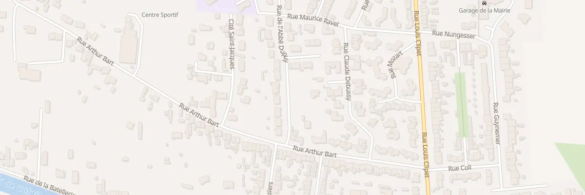 Plan du 43 Rue l’Abbe Dupuy à Coulogne