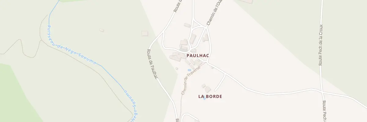 Plan du 5200 Paulhac à Verfeil