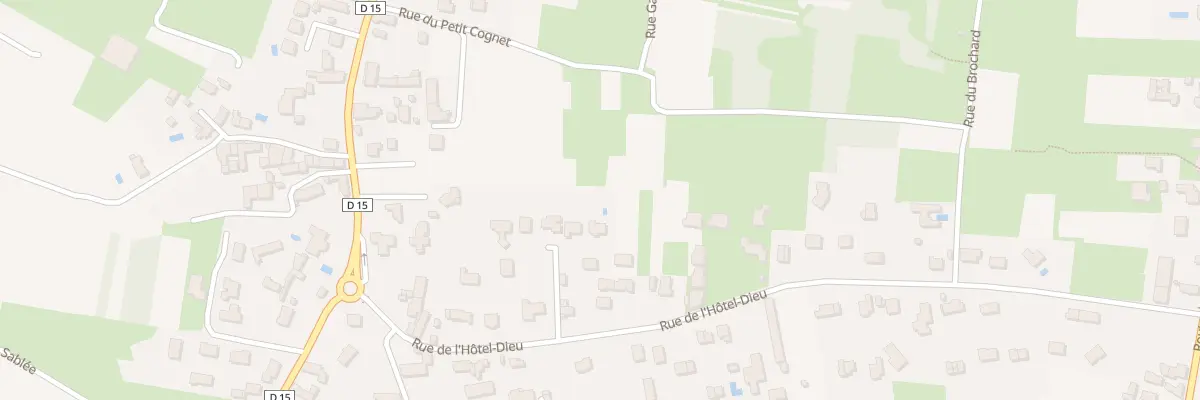 Plan du 1840 Rue de l’Hôtel Dieu à Olivet