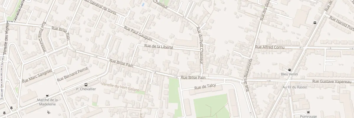 Plan du 16 Rue de la Liberté à Orléans