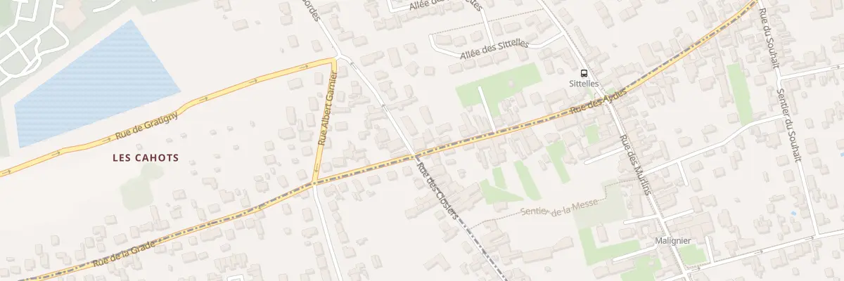 Plan du 8 Rue des Bordes à Saran