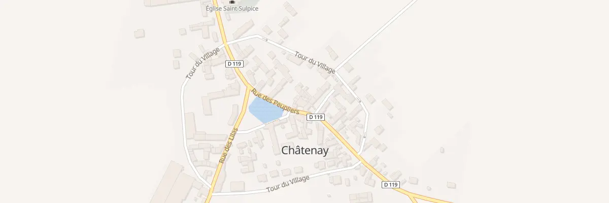 Plan du 13 Rue des Peupliers à Châtenay