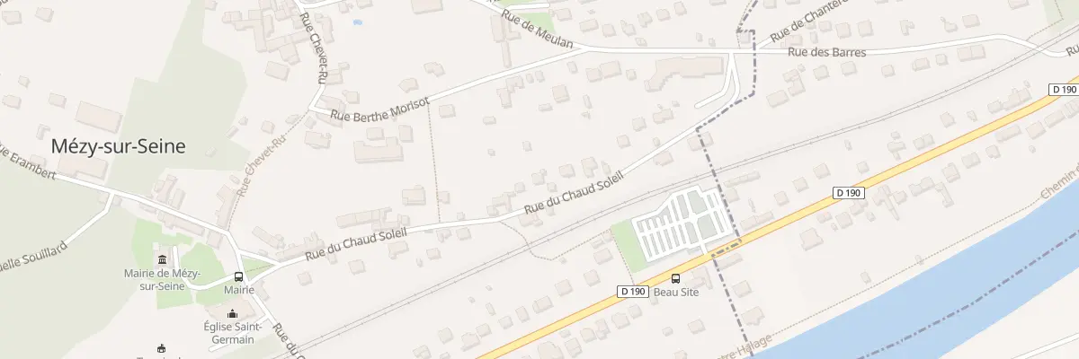 Plan du 25 Rue du Chaud Soleil à Mézy-sur-Seine