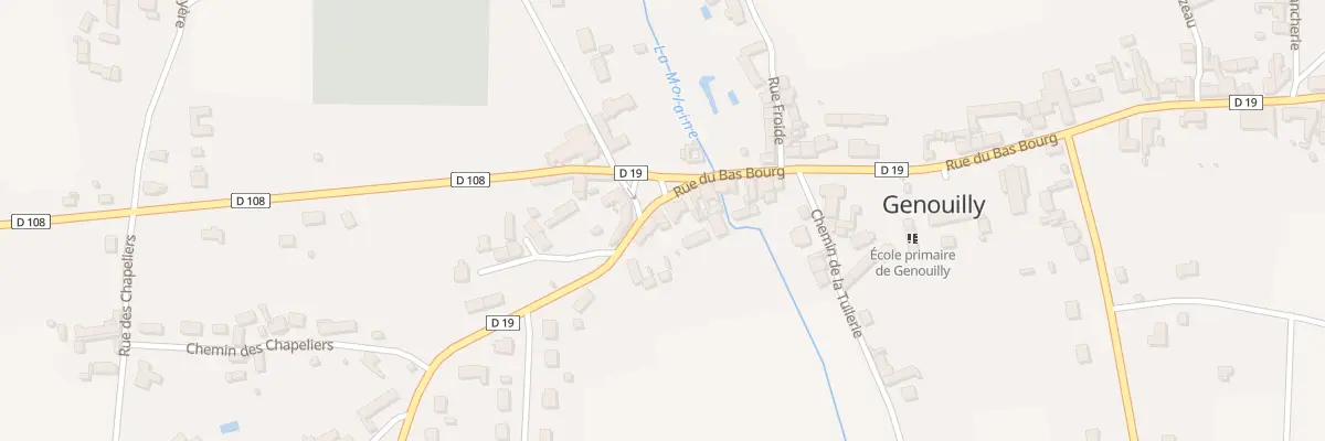 Plan du 67 Rue du Bas Bourg à Genouilly