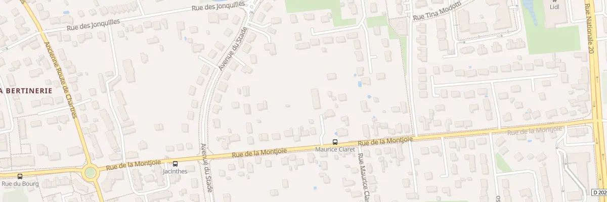 Plan du 466 Rue de la Montjoie à Saran