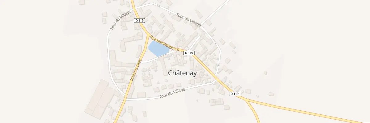 Plan du 10 Rue des Peupliers à Châtenay
