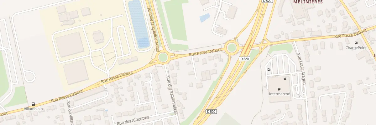 Plan du 665 Rue Passe Debout à Saran