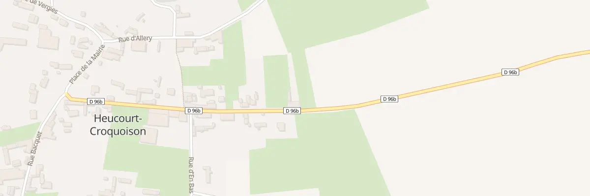 Plan du 375 Rue d’Airaines à Heucourt-Croquoison