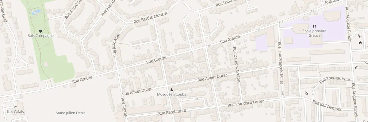 Plan du 472 Rue Greuze à Calais