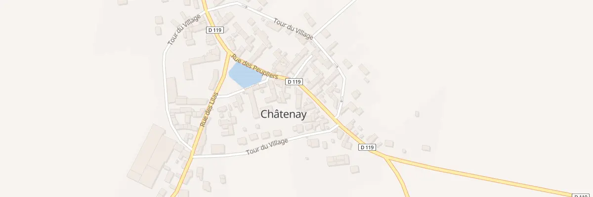 Plan du 12 Rue des Peupliers à Châtenay