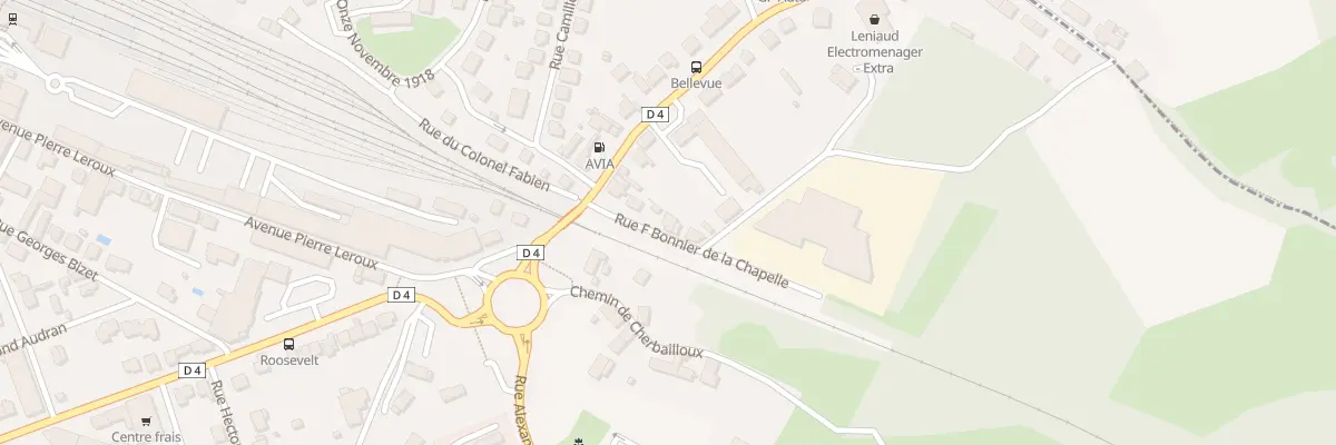 Plan du 4 Rue F Bonnier de la Chapelle à Guéret