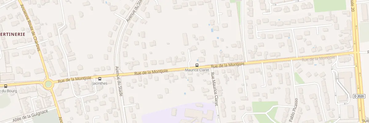 Plan du 452 Rue de la Montjoie à Saran