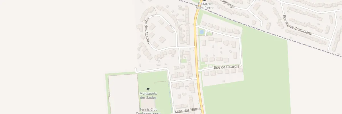 Plan du 60 Rue des Acacias à Coulogne