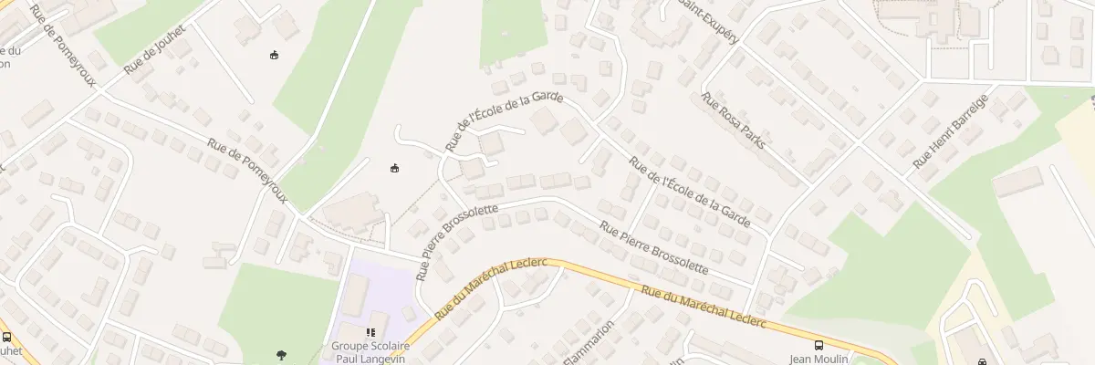 Plan du 19 Rue Pierre Brossolette à Guéret
