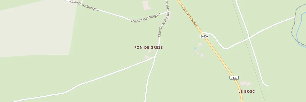 Plan du 5028 Fon de Greze à Marnaves