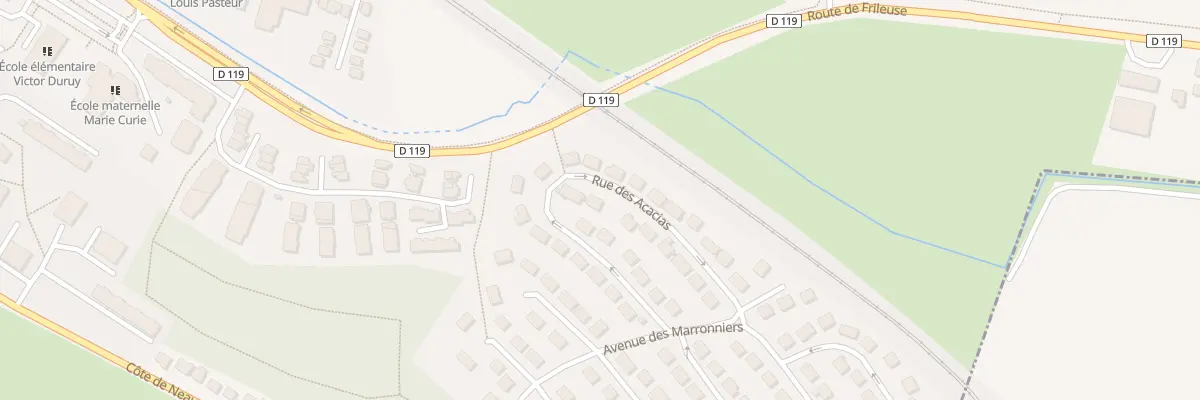 Plan du 16 Rue des Acacias à Beynes