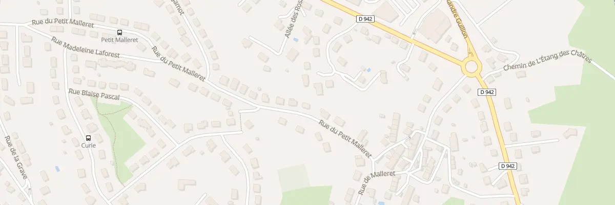 Plan du 44 Rue du Petit Malleret à Guéret