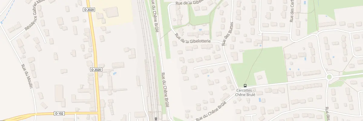 Plan du 5 Rue Res Ph Savoure Lejeune à Cercottes