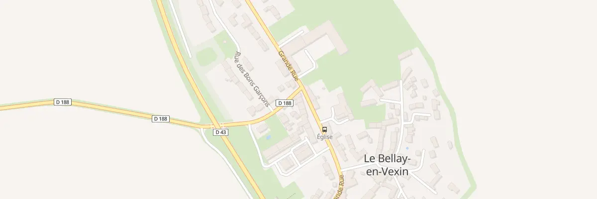 Plan du 26 Gr Gde Rue au Bellay-en-Vexin