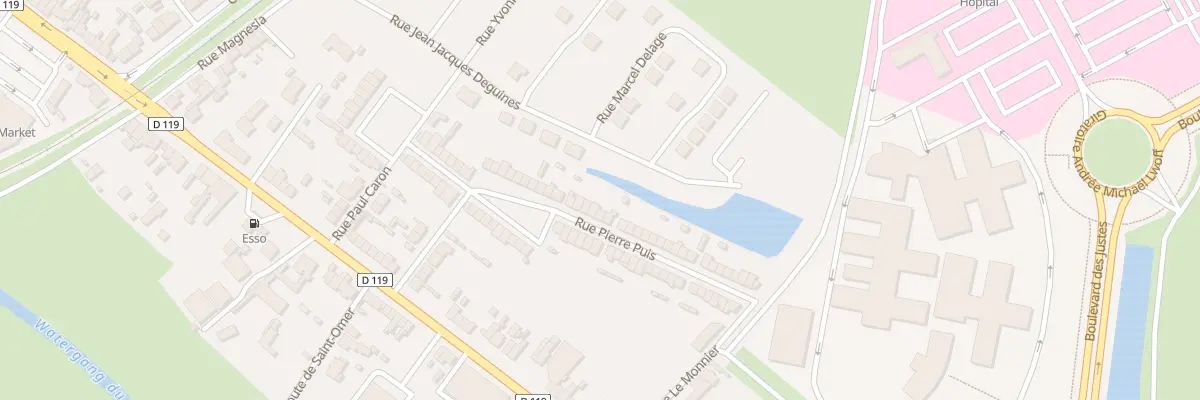 Plan du 27 Rue Pierre Puis à Calais