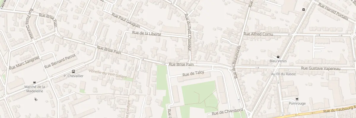 Plan du 24 Rue Brise Pain à Orléans
