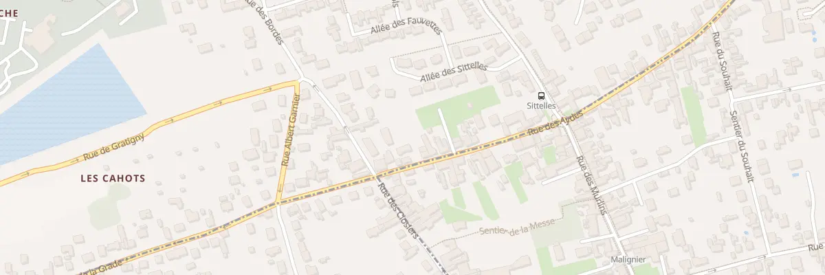 Plan du 98 Rue des Aydes à Saran