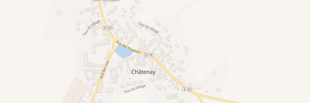 Plan du 2 Imp de Barjouville à Châtenay